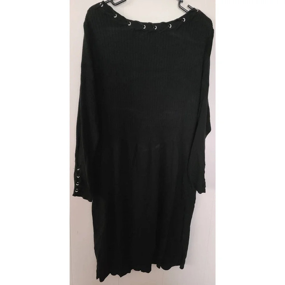 EST. 1946 Sweater Sheath Dress Womens 18/20W Knit Lace Up Neck Long Sleeve (VA2) - Picture 4 of 4